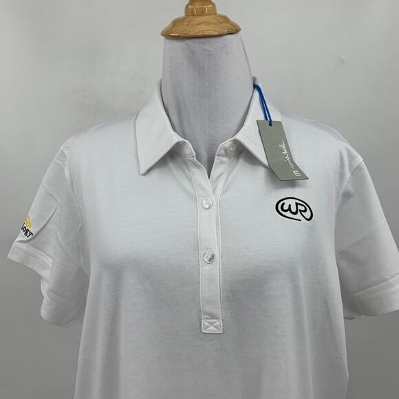 Travis Mathew Polo Shirt Womens XL Extra Large Short Sleeve Wickenburg *LOGO - Picture 3 of 13